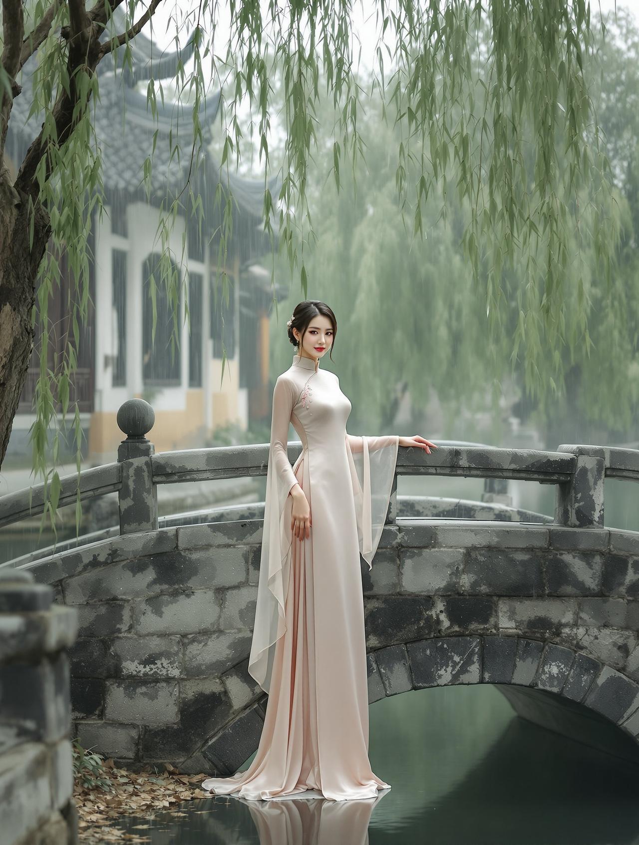 江南烟雨旗袍 - 写真网站唯美写真 江南烟雨旗袍 - 墨香江南摄影作品 - 写真网站